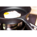 Amazon Горячие продажи 12 &quot;чугунные сковороды 3 Notch Skillet &amp; 2 Pour &amp; 2 Handles